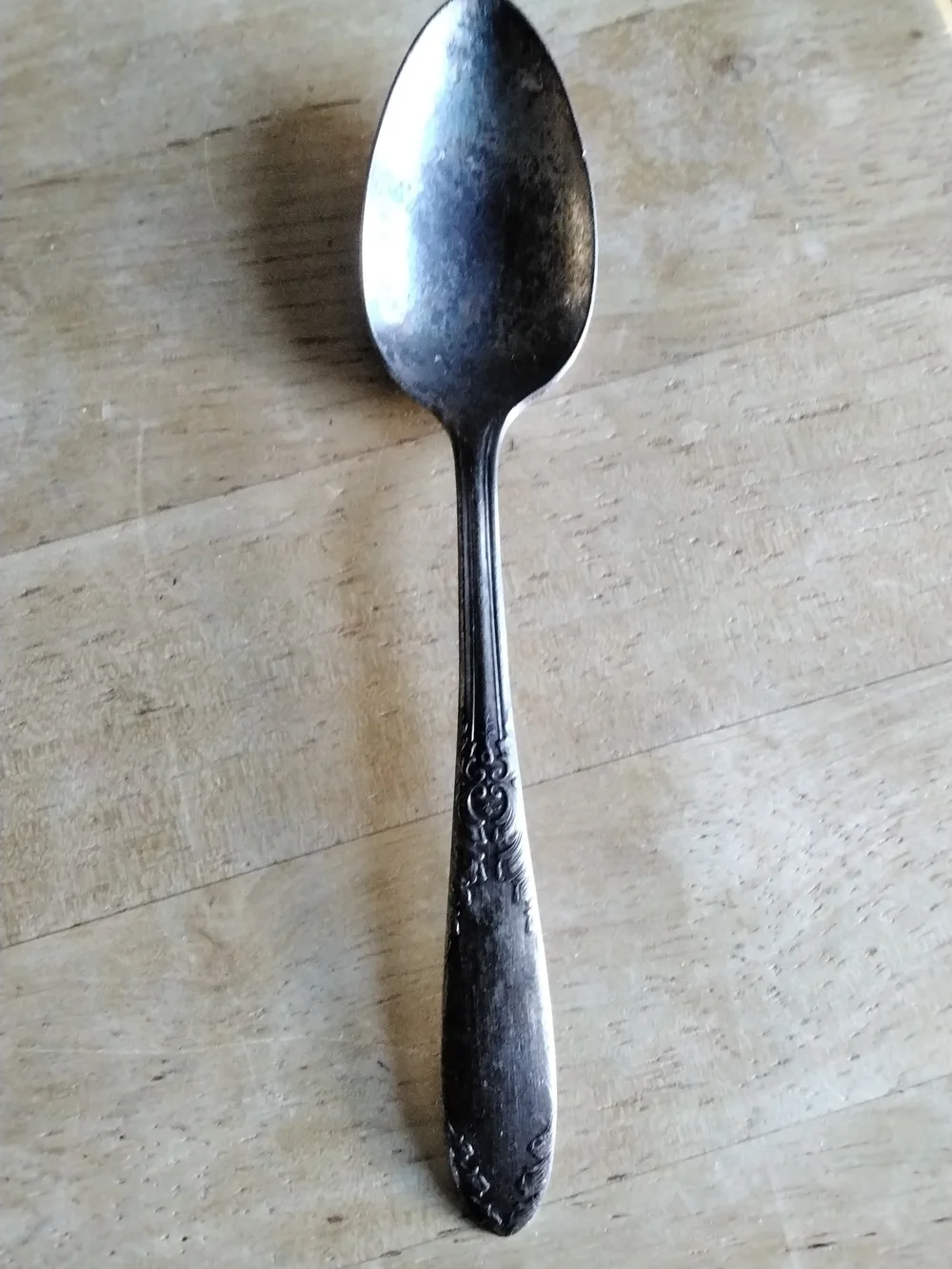 Vintage Decorative King Edward Spoon - Silver Plated